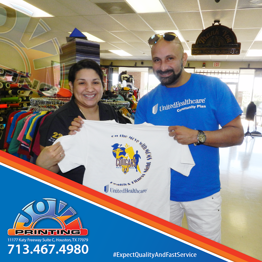 Custom T-shirt Store «Jovi Printing», reviews and photos, 11177 Katy Fwy c, Houston, TX 77079, USA