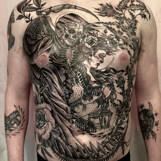 Find tattoo ideas for new moms for your next unique tattoo in Fresno at Widows Walk Tattoo