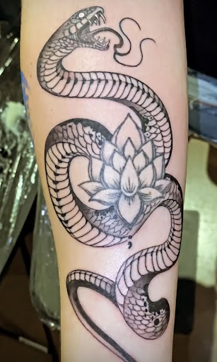 Explore forest tattoo ideas, creative tattoo ideas in Abilene, available at Sacred Art