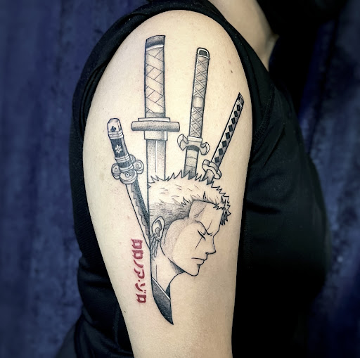 Explore american flag forearm tattoo ideas, creative tattoo ideas in Houston, available at Black Swan Tattoo Studio