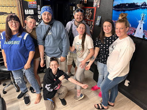 Explore couple tattoo ideas minimalist, creative tattoo ideas in Anaheim, available at Monsters Den Tattoo Shop & Piercing (YES WE TAKE WALK-INS)