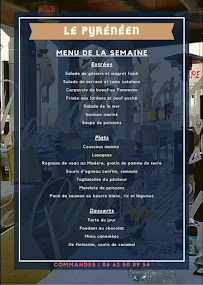 Menu / carte de Restaurant Le Pyrénéen à Le Barcarès
