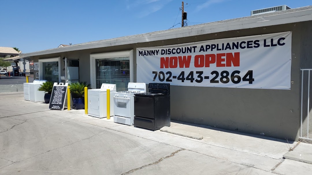 Manny discount appliances