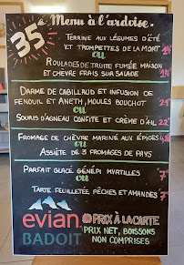 Auberge du Bois Noir à Habère-Poche menu