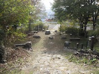りゅうの階段 休憩ベンチ