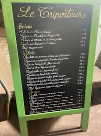 Carte du Le Triporteur Bistrot Café Burger à Issy-les-Moulineaux