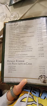 Menu du Ristorante-Pizzeria La Tana Del Lupo à Cretone