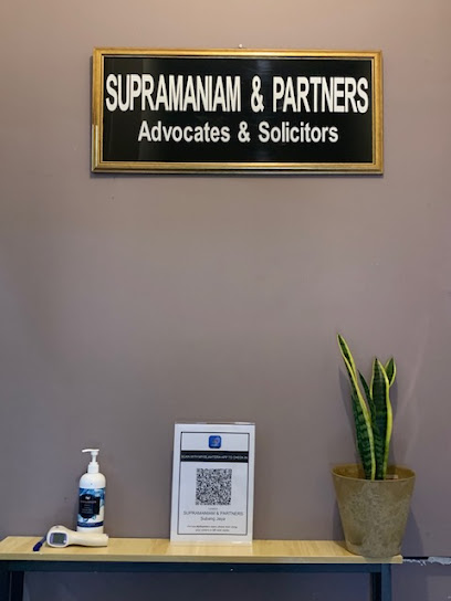 Supramaniam & Partners Advocates & Solicitors Notary Public Commissioner For Oaths