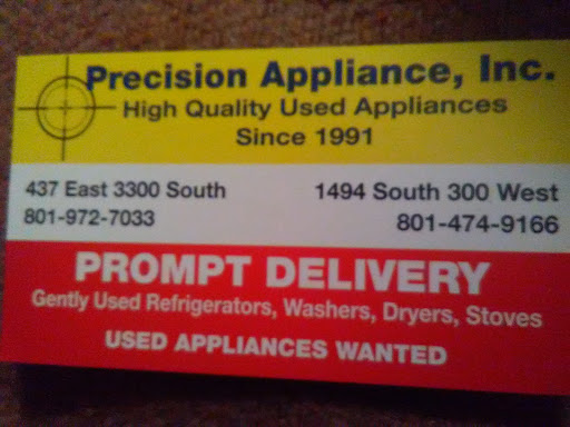 Used Appliance Store «Precision Appliance», reviews and photos, 437e 3300 S, South Salt Lake, UT 84115, USA