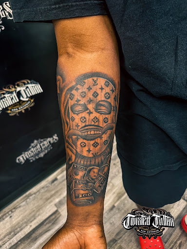 Explore small black tattoo ideas, creative tattoo ideas in San Antonio, available at Twisted Tattoo