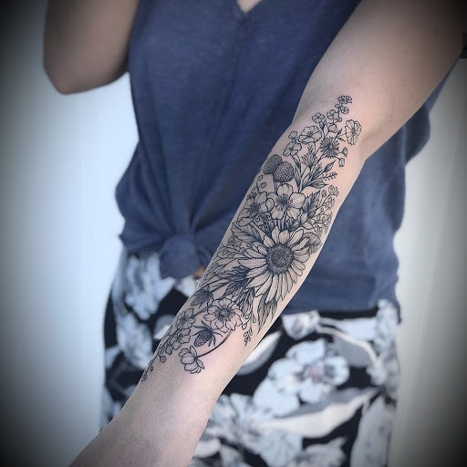Explore brooklyn name tattoo ideas, creative tattoo ideas in Ambler, available at Tattoo GalaxyAmbler Piercing & Custom Tattoos