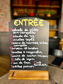 Menu / carte de L'Autrefois Restaurant Aix en Provence à Aix-en-Provence