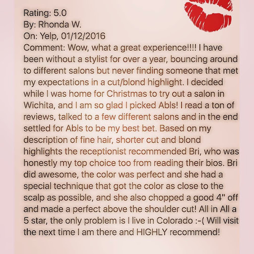 Beauty Salon «Abls A Paul Mitchell Salon», reviews and photos, 577 W Douglas Ave, Wichita, KS 67213, USA