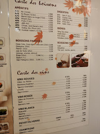 Kyotorama Pontoise à Pontoise menu