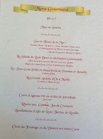 Restaurant le Bois doré à Valbonne menu