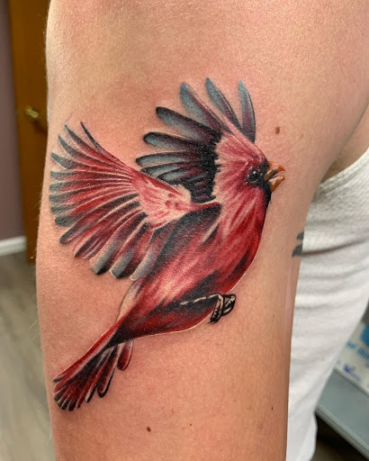Explore running tattoo ideas, creative tattoo ideas in Kenosha, available at Kenosha Tattoo Company