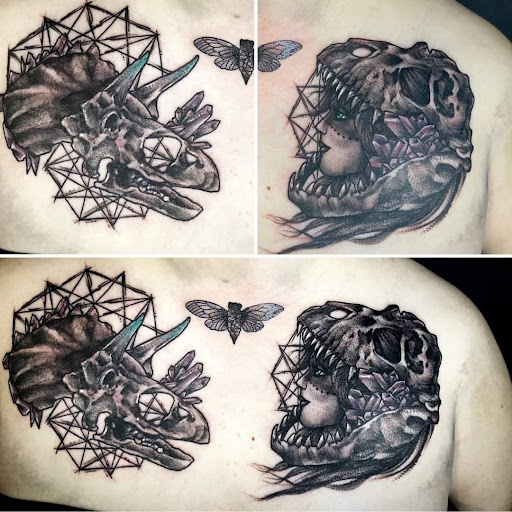 Explore helix tattoo ideas, creative tattoo ideas in Utica, available at Watchtower Tattoo Company