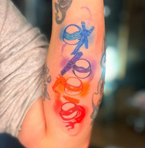 Explore heavenly tattoo ideas, creative tattoo ideas in Belgrade, available at The Loyal Sparrow Tattoo and Piercing