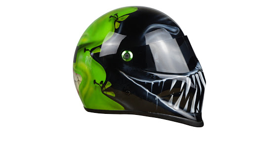 Blaze ArtWorks- Helmet and motorcycle custom paint