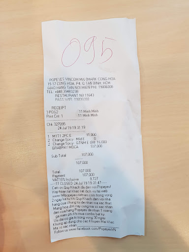 Top 20 cửa hàng popeyes tphcm Quận Cái Răng Cần Thơ 2022