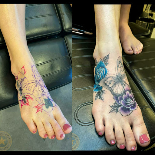 Explore meliodas tattoo ideas, creative tattoo ideas in Miami, available at Miami Tattoo & Co Midtown