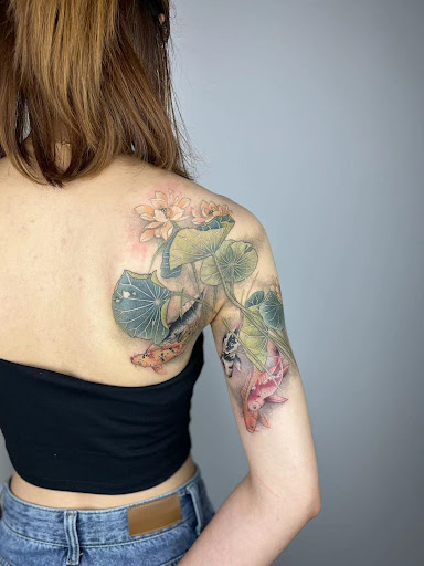 Explore wedding band tattoo ideas for him, creative tattoo ideas in Tarzana, available at Patch Tattoo Therapy