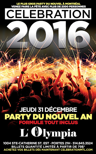 Celebration new years eve olympia montreal
