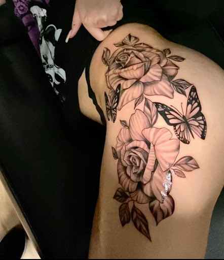 Explore female tattoos ideas, creative tattoo ideas in Haledon, available at Saints Ink
