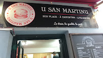 Sandwicherie U San Martinu à Corte (le menu)