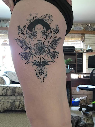 Explore wife name tattoo ideas for husband, creative tattoo ideas in Fort Wayne, available at InkoFriendly Tattoos