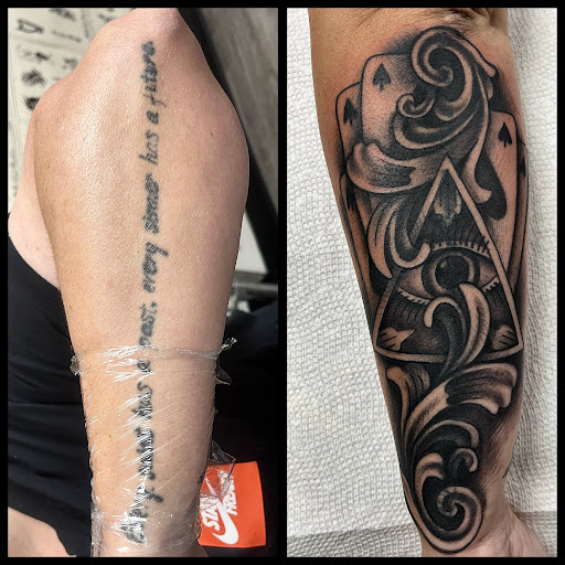Explore r.i.p mom tattoo ideas, creative tattoo ideas in Oklahoma City, available at Temple Tattoo Studio Okc