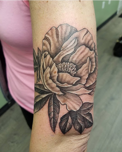 Explore truck driver tattoo ideas, creative tattoo ideas in Abington, available at Tattoo Galaxy (Abington) Piercing and Custom Tattoos