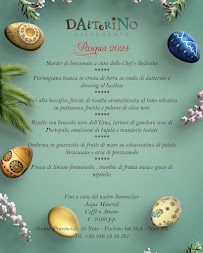 Carte du Ristorante Datterino à Noto