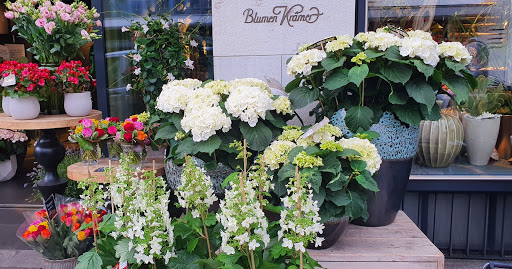 Typical flower shops in Zurich