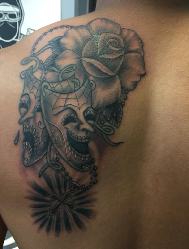 Explore number 4 tattoo ideas, creative tattoo ideas in Arlington, available at Urbans Tattoo & Piercing Studio