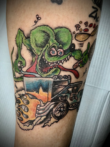Explore full moon tattoo ideas, creative tattoo ideas in North Little Rock, available at The Parlor Tattoo