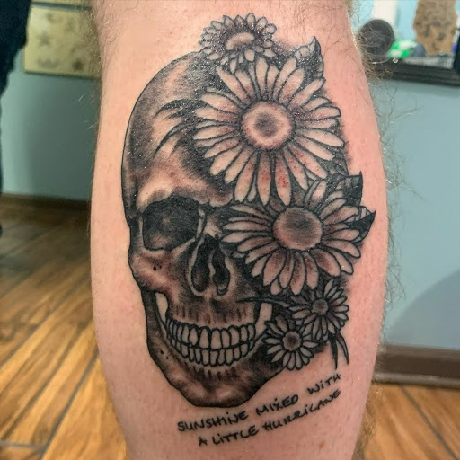 Explore upper arm tattoo ideas, creative tattoo ideas in Calhoun, available at A Sailors Grave Tattoo Parlor