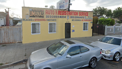 Umana's Auto Registration Service