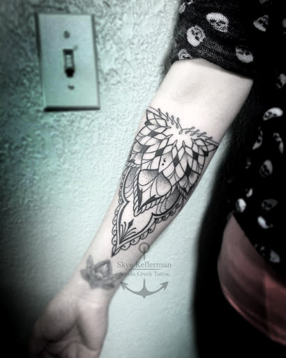 Explore storm tattoo ideas, creative tattoo ideas in Madison, available at Arcola Creek Tattoo