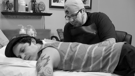 Explore gangsta tattoo sleeve ideas, creative tattoo ideas in Fontana, available at Dark Hearts Tattoo Gallery