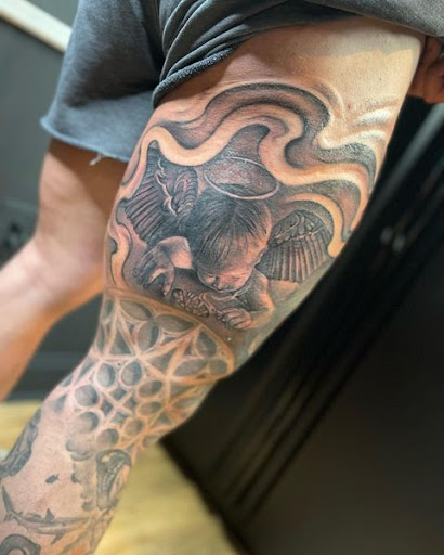 Explore tattoo ideas for fathers, creative tattoo ideas in Prairieville, available at Kingdom Ink Quality Body Art