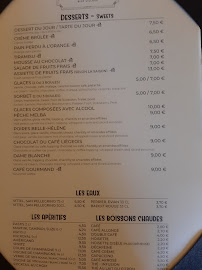 Café de la Poste à Biot menu