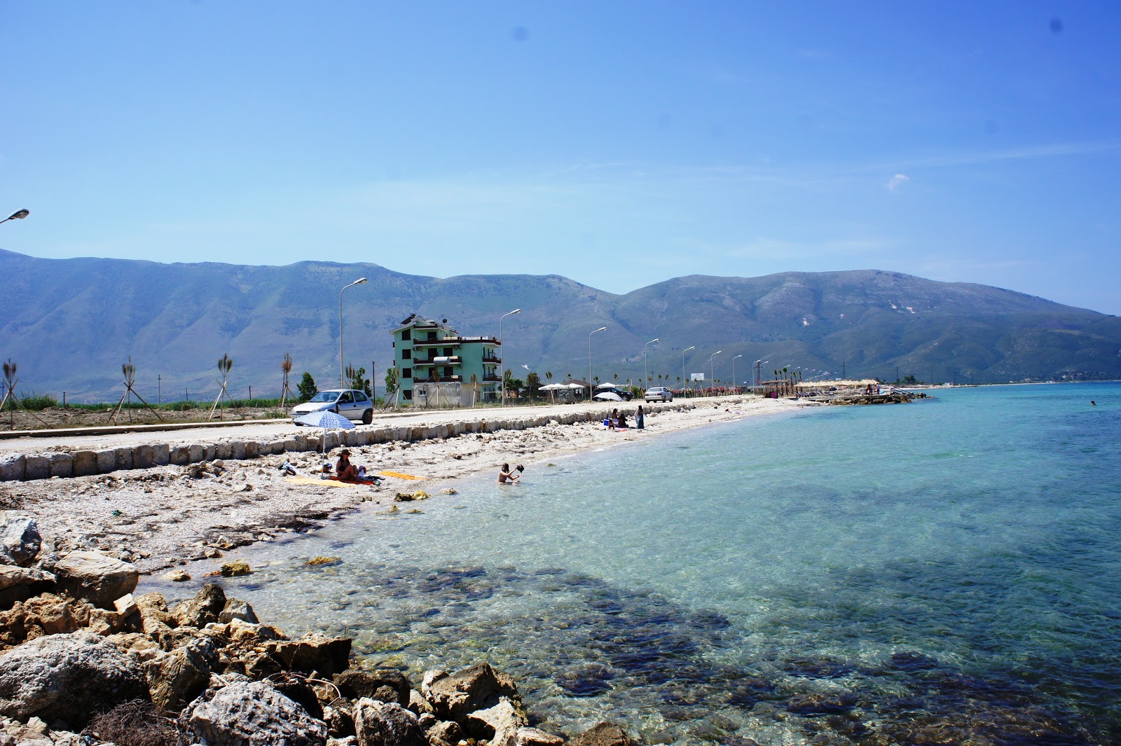 Photo de Orikum beach II - endroit populaire parmi les connaisseurs de la détente