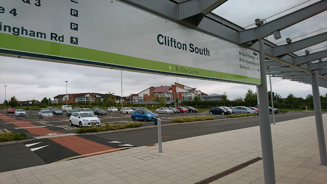 Clifton South Tram Stop - Parking garage