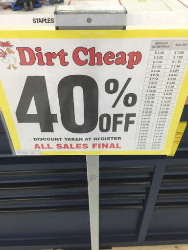 Discount Store «Dirt Cheap», reviews and photos, 2239 Fairview Blvd, Fairview, TN 37062, USA