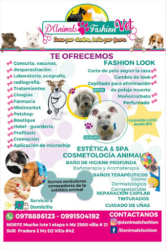Opiniones de D'ANIMALS FASHION VET &GROOMING en Guayaquil - Veterinario
