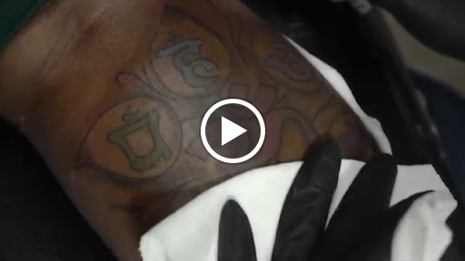 Explore rengoku tattoo ideas, creative tattoo ideas in Dallas, available at Fly Ink, Inc.