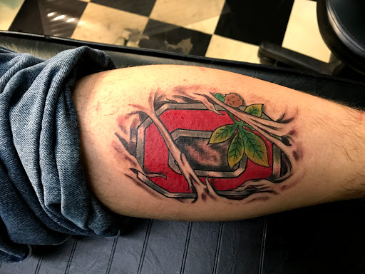 Explore master sword tattoo ideas, creative tattoo ideas in Hamilton, available at Glass Ink Tattoo