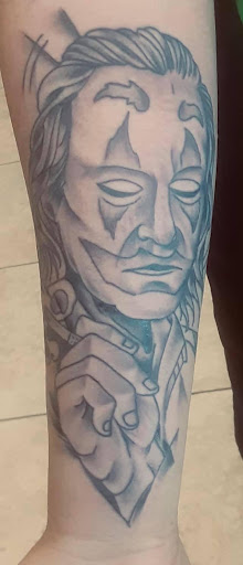Explore chevy bowtie tattoo ideas, creative tattoo ideas in Bullhead City, available at Smoke and Dagger Tattoo