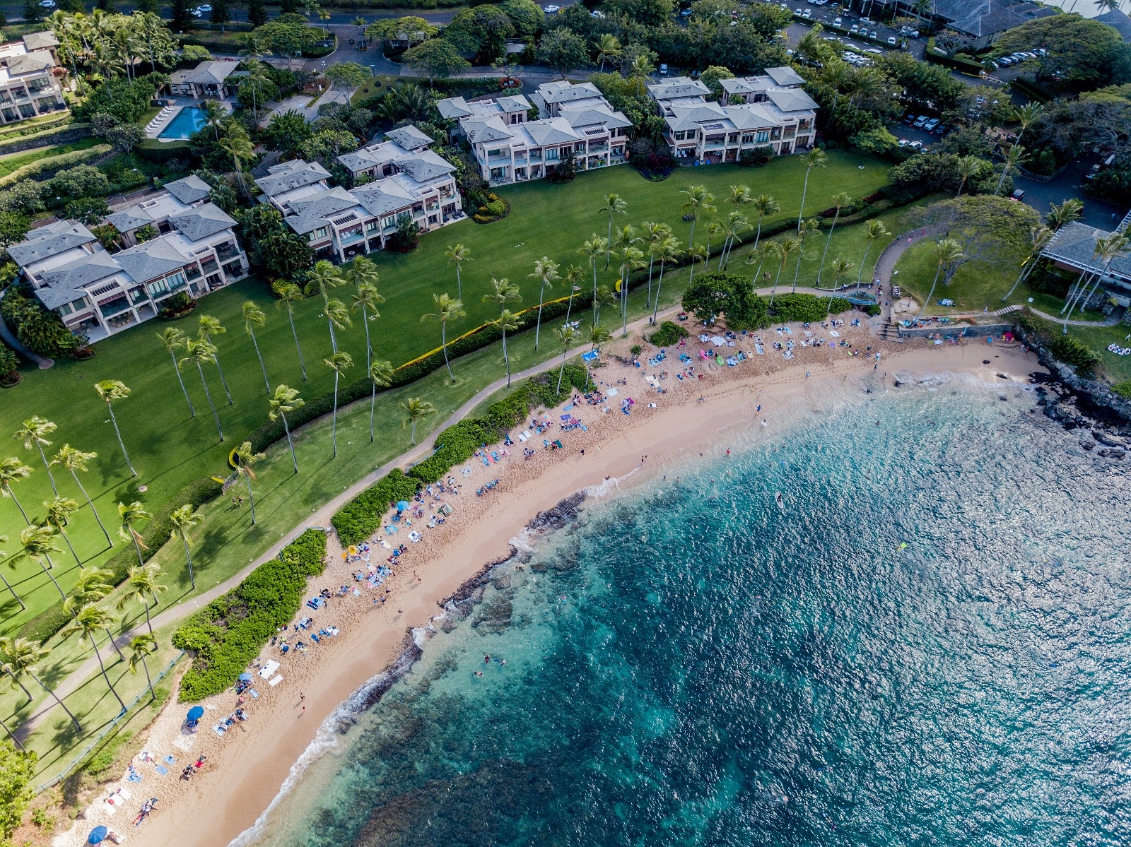 Kapalua Koyu Plajı'in fotoğrafı - rahatlamayı sevenler arasında popüler bir yer